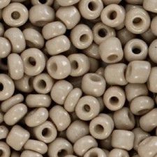 Seed beads 6/0 (4mm) Ash green-grey